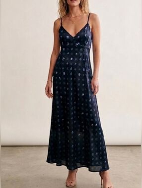 Ciao Lucia Babydoll Verdi Floral Slip Dress Size Large